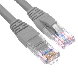 Freelink E4914 1 Metre CAT6 Utp Gri Patch Kablo